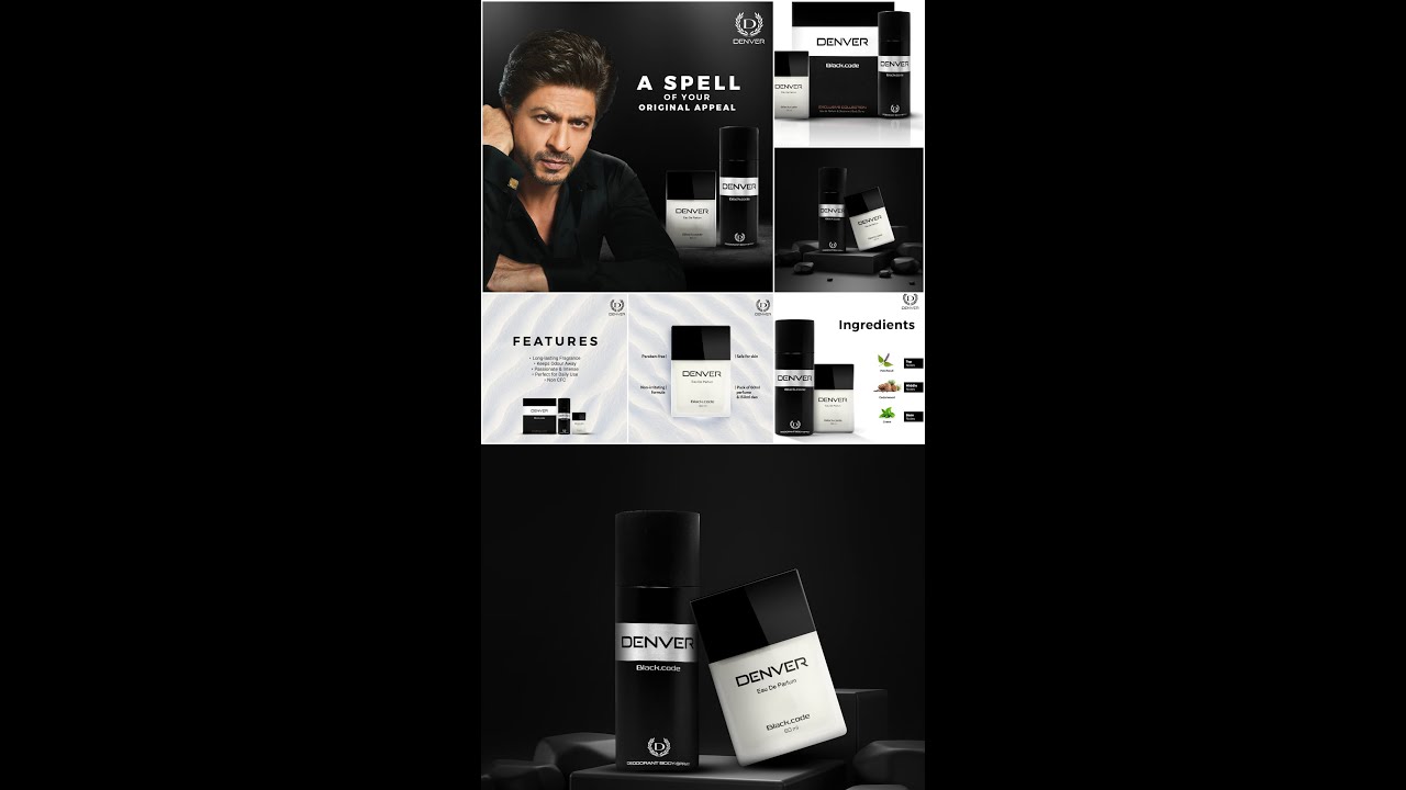 DENVER Black Code Exclusive Collection Gift Set srkvibe2.0