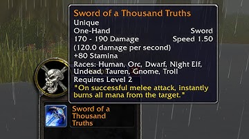 POV: You Receive The Sword of a Thousand Truths