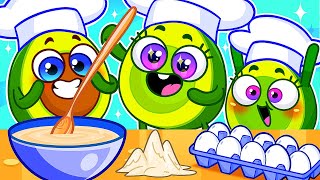 Family Competition Bake Off Song 🍽️😍The Breakfast Song 🍳Kids Songs by VocaVoca Friends 🥑