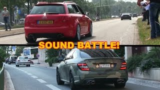 SOUND BATTLE #3 | Audi RS4 B7 vs Mercedes C63 AMG W204
