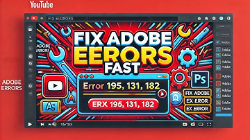 Quick Fix for Adobe Installation Errors | Resolve Error 195, 131, 182 on Windows 10/8 /7