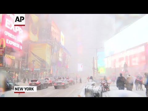 Navigating The Storm In Times Square