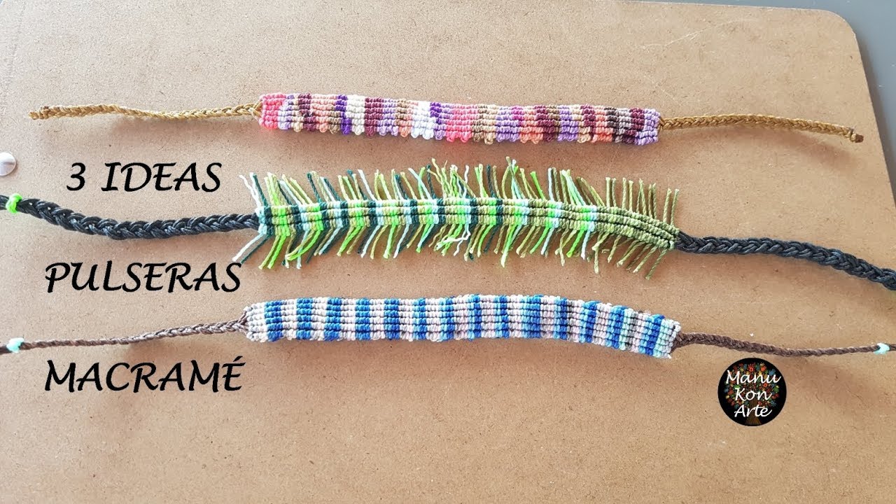 Paso a paso cómo hacer pulseras con hilo encerado - Ideas DIY