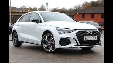 YE73 CYJ Audi A3  45TFSi Competition S Tronic E 5dr White 2023