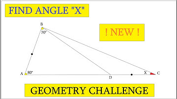 Geometry Quiz, Exercise 8, Geometry challenge, problem hard, Find angle X. Great question & solution