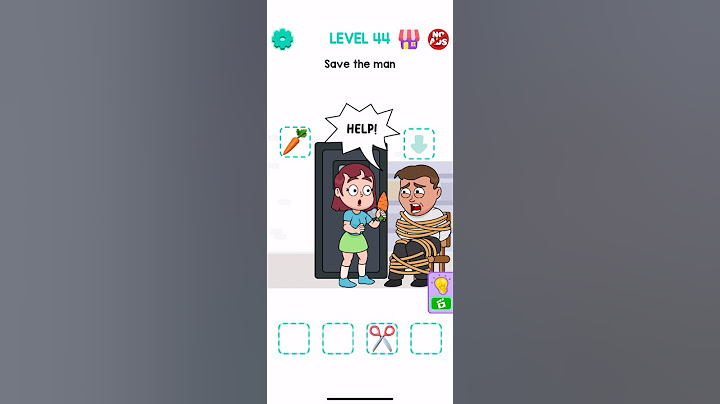Save The Man 😍 Emoji Story: Tricky Puzzles | Level 44 |