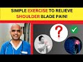 Simple Exercise to Relieve Shoulder Blade Pain! | Prakash Physiotherapist #doctor