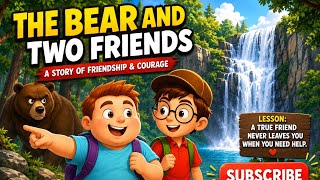 🐻 The Bear and Two Friends | Friendship & Courage |story for teenage 