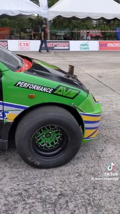 kancil drag dari cmt garage karang tak padu 🔥🔥🔥 #automobile #drag #fire #kancil