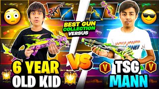 6 Year Old Kid Challenge Me Again🥲 For Gun Collection Now - Tsg Mann Vs Ronish😎 -Garena Free Fire