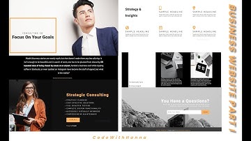 Make your business website using HTML & CSS | Part I