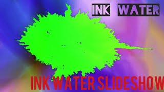 Ink in water slideshow // Green screen ink in water // Slideshow effect // ink in water background