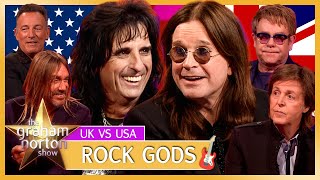 UK vs USA Rock Gods On The Graham Norton Show