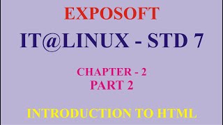 IT LINUX STD 7 CHAPTER 2   PART 2