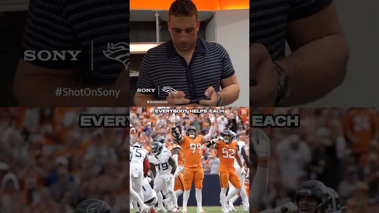 Zach Allen reacts to his sack in #TENvsDEN π± #broncos #allen #sack #win
