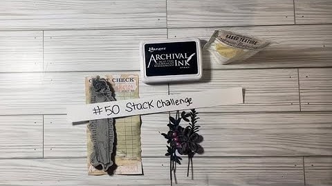 #50stackchallenge Guest Check # 9 Prompt is Black-Grab a guest check and come craft with me