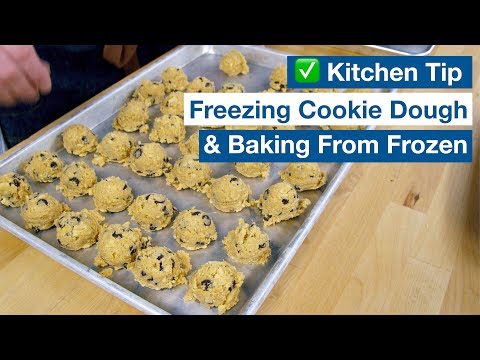 ✅ Kitchen Tips - How to Freeze & Store Cookie Dough || Glen & Friends Cooking
