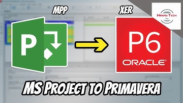 How to Import MS Project File in Primavera P6 | Import MPP File in Primavera P6