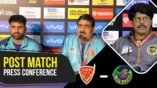 PKL 9: Dabang Delhi Vs Patna Pirates press conference ft. Coaches, Mohammadreza Chiyaneh,Vijay Malik