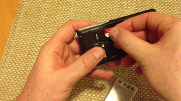 LG LUCID 2 Remove Install Back plate cover / Battery, Insert Sim Card / Micro SD memory Card