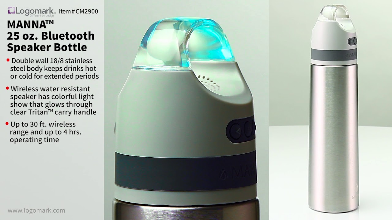 manna wireless speaker bottle