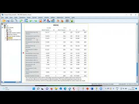 K Means Cluster Analysis in SPSS | Customer Database segmentation for Telecommunications provider