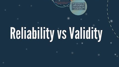 Reliability vs. Validity - Learn the Differences in 3 Minutes!