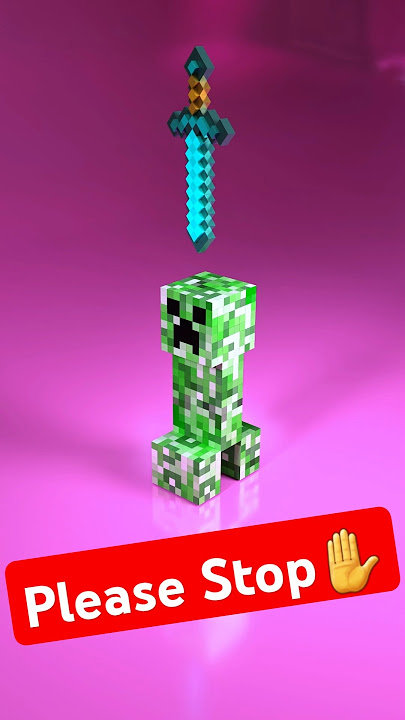 Creeper needs help in Minecraft 💎