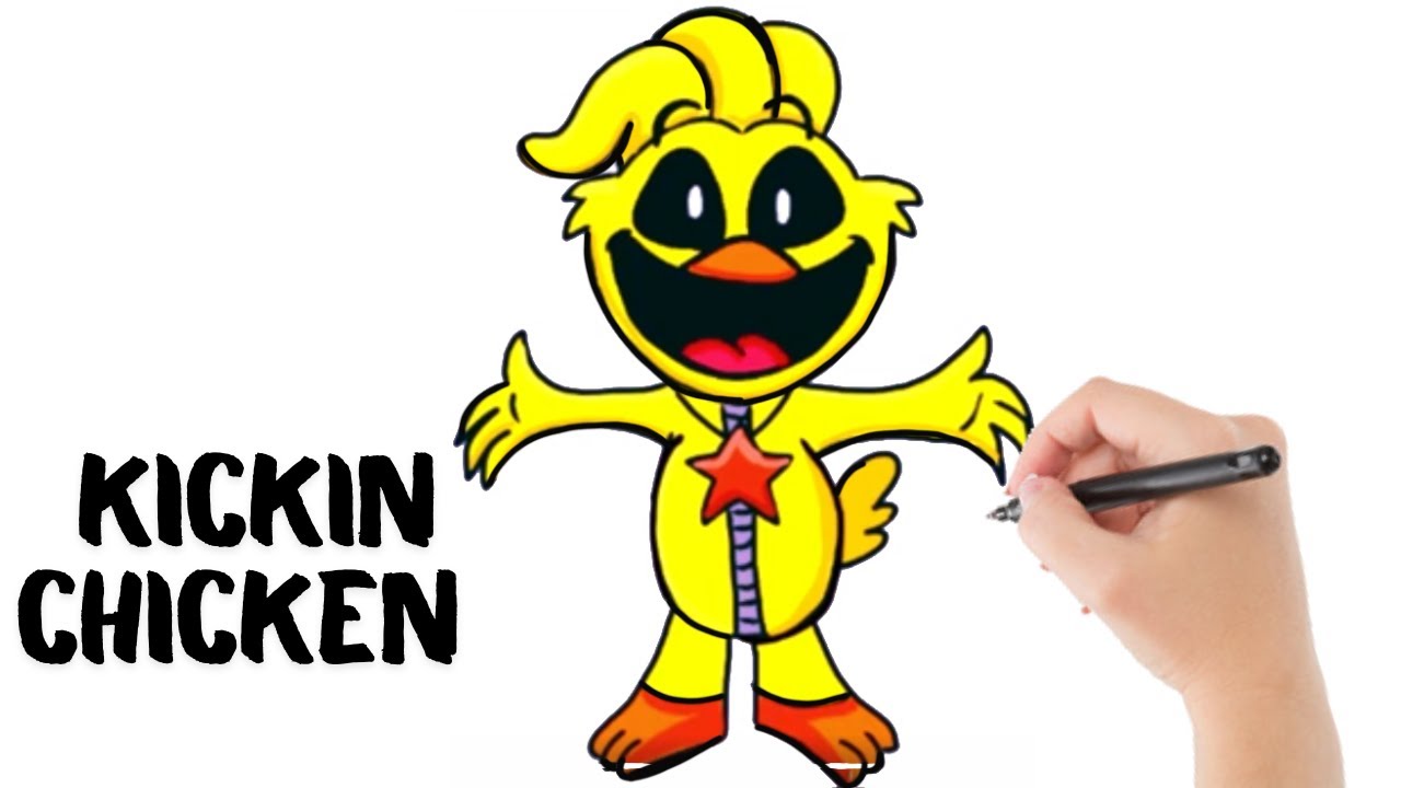 C mo Dibujar El Kickin Chicken De Poppy Playtime De Smiling Critters C mo Dibujar El Kickin Chicken De Poppy Playtime De Smiling Critters