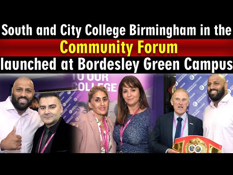 South and City College Birmingham in the Community Forum launched at Bordesley Green Campus