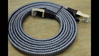 Flaches Ethernetkabel mit bis zu 40Gbit Übertragungsrate