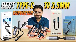 Best Type C to 3.5mm Adapter | Best Type C to 3.5mm Connector | for iPad and Android