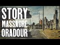 Massacre of Oradour-sur-Glane in WW2 | Drone view Abandoned Town France