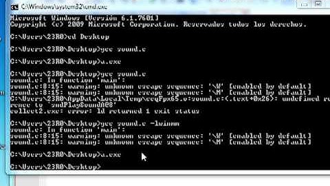 Programando en C - Reproducir sonidos WAV