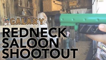 Redneck Saloon Shootout - Interactive Shooting Trailer - Galaxy Multi Rides