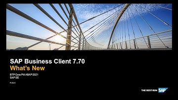 SAP Business Client 7.70: What