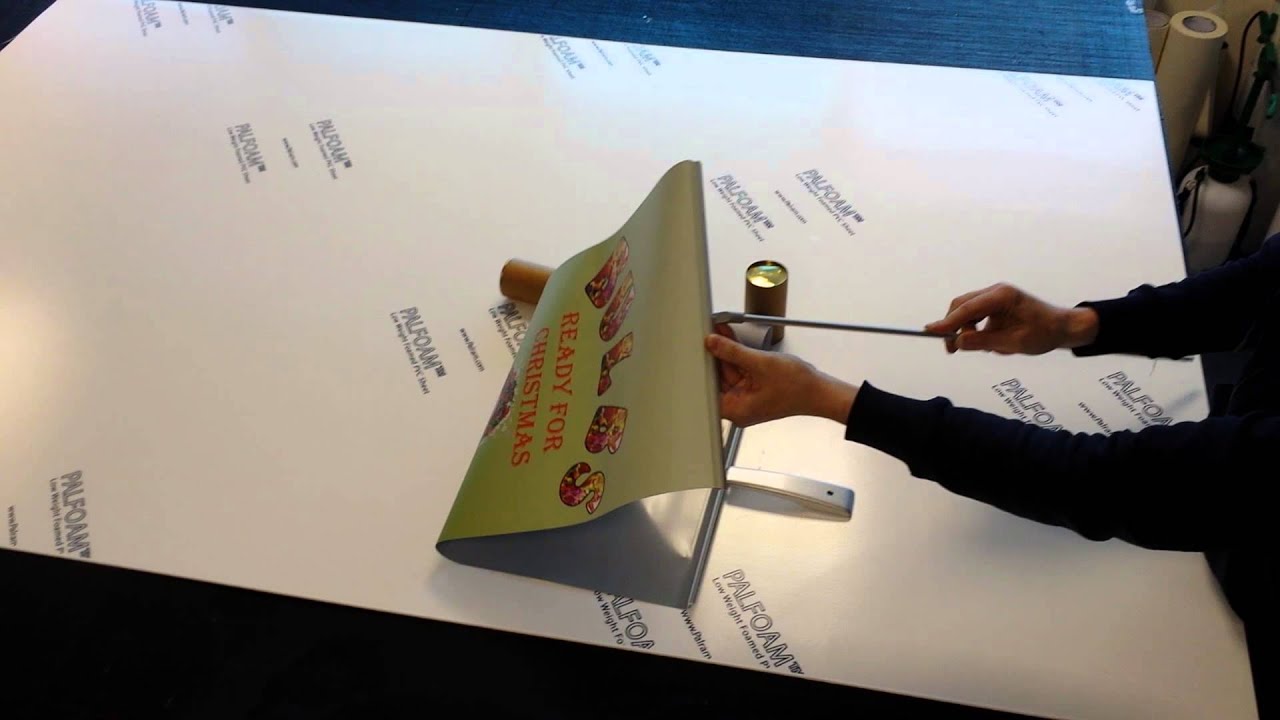 Desktop Roller Banner - Unboxing & Demonstration of how to use