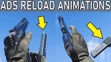 COD Modern Warfare - All ADS Reload Animations With Extended Mags