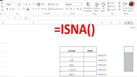 How to use ISNA formula of  Microsoft Excel_IS formulas series part 6