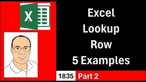 Excel Magic Trick 1835 Part 02: Lookup ROW with CHOOSECOLS, INDEX, XLOOKUP or FILTER function?