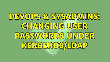 DevOps & SysAdmins: Changing user passwords under Kerberos/LDAP (2 Solutions!!)