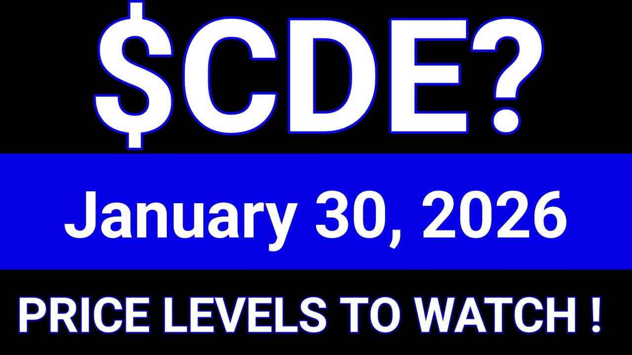 CDE Stock (Coeur Mining, Inc.) CDE Stock Technical Analysis | January 30, 2026