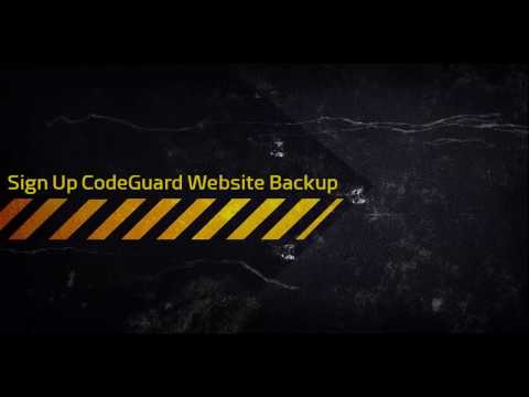 Sign Up CodeGuard Website Backup
