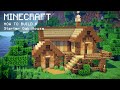 Minecraft: How To Build a Starter Oak House