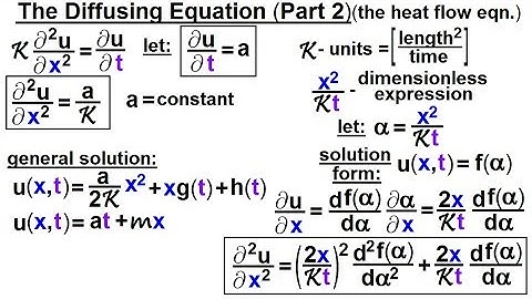 Math: Partial Differential Eqn. - Ch.1: Introduction (39 of 42) The Diffusion Equation (Part 2 of 5)