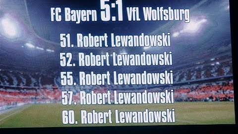 Ongekend: vijf keer Lewandowski in negen minuten