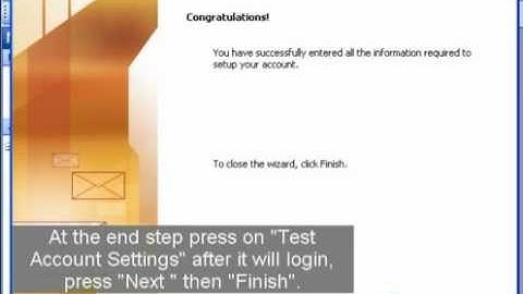 How to configure your email account with MS outlook 2003 Standard