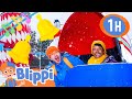 Jingle Bells | 1 Hour of BLIPPI Christmas Songs | Educational Songs For Kids