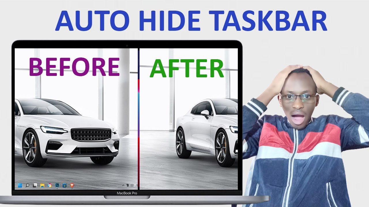 How To Auto Hide Windows 11 Taskbar | Windows 11 Tips