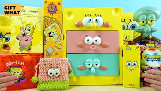 Creative Spongebob Squarepants and Squidward ASMR Full Relaxation Unboxing 【 GiftWhat 】